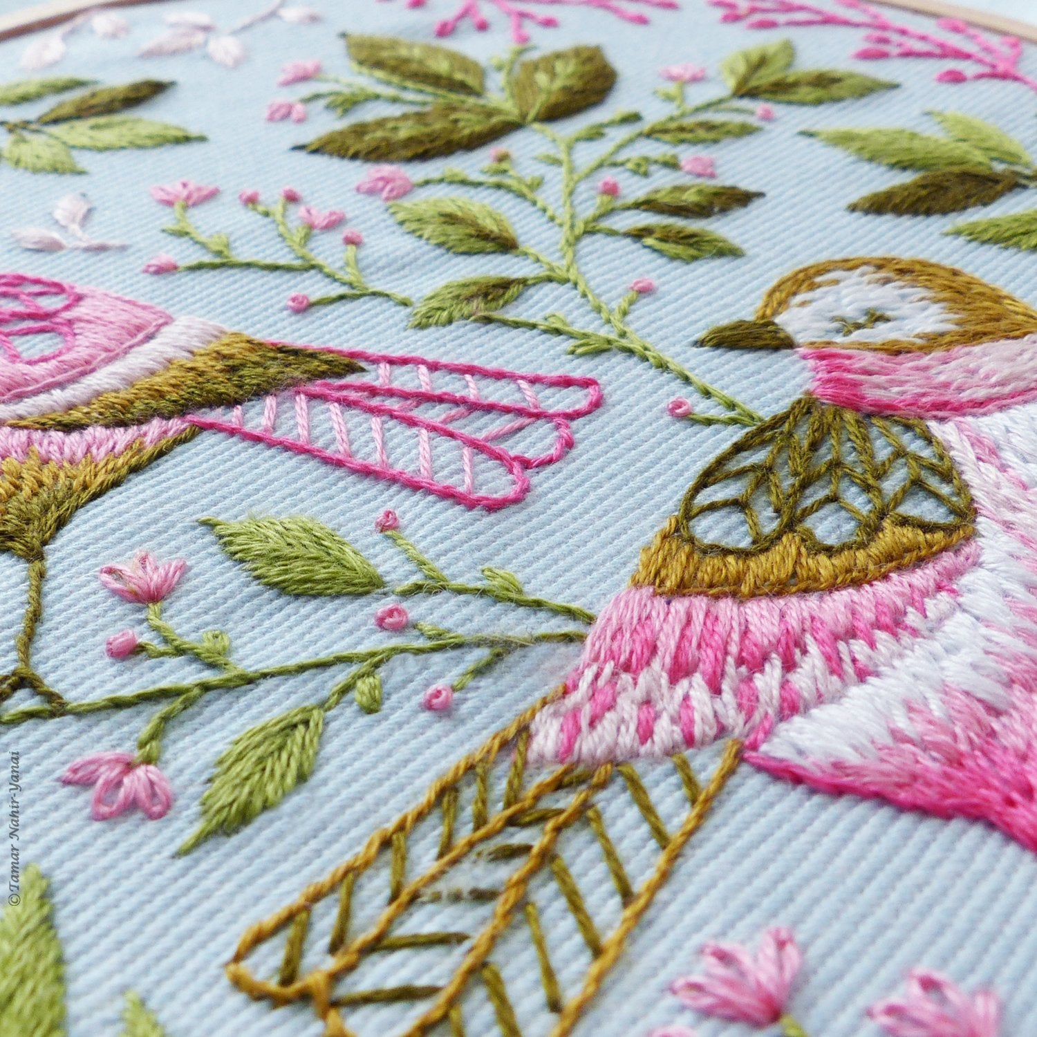 TAMAR NY™ - Love Birds 6" embroidery kit